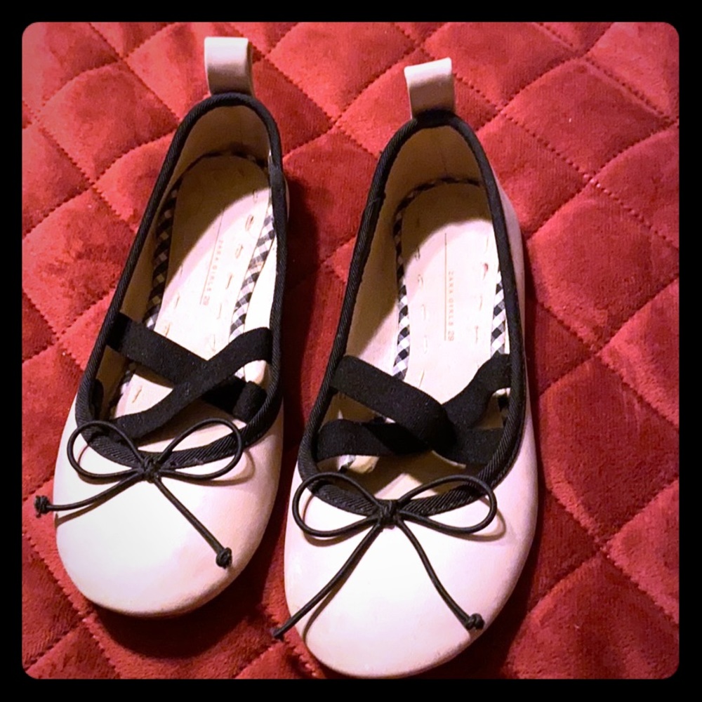 So gently worn Zara girl ballet shoes